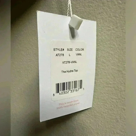 NEW | Andie Swim The Hydra Top | Vanilla | Women’s Size L - Picture 4 of 5